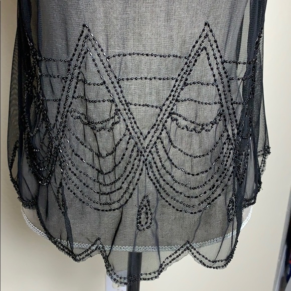 American Eagle Outfitters Sheer Beaded Top - Picture 15 of 16